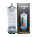Bob Glass Disinfecting Jar 1500ml with Tray