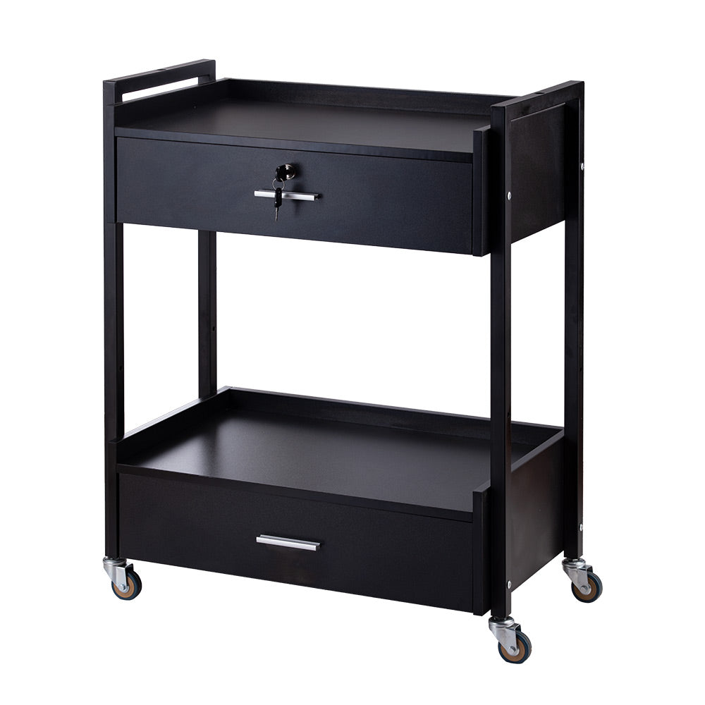 Karma Bakewell Beauty Trolley 2 Draw Black