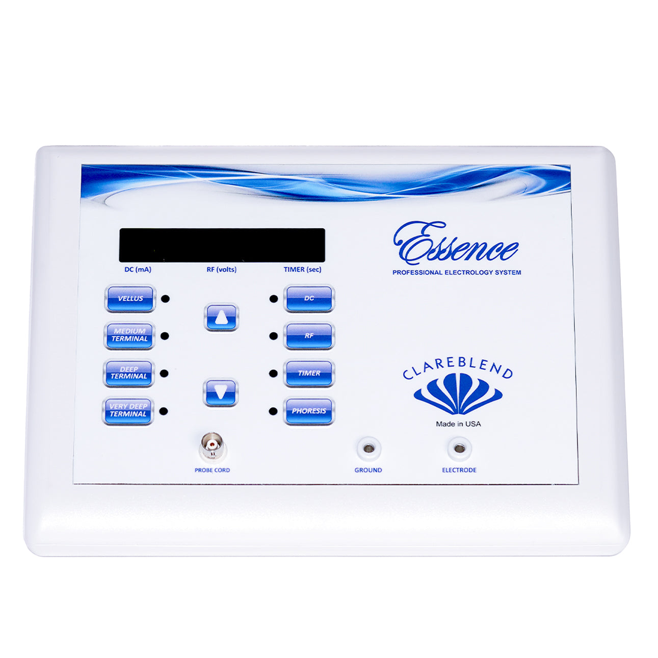 Clareblend Essence compact professional electrolysis machine for permanent hair removal, available in Australia