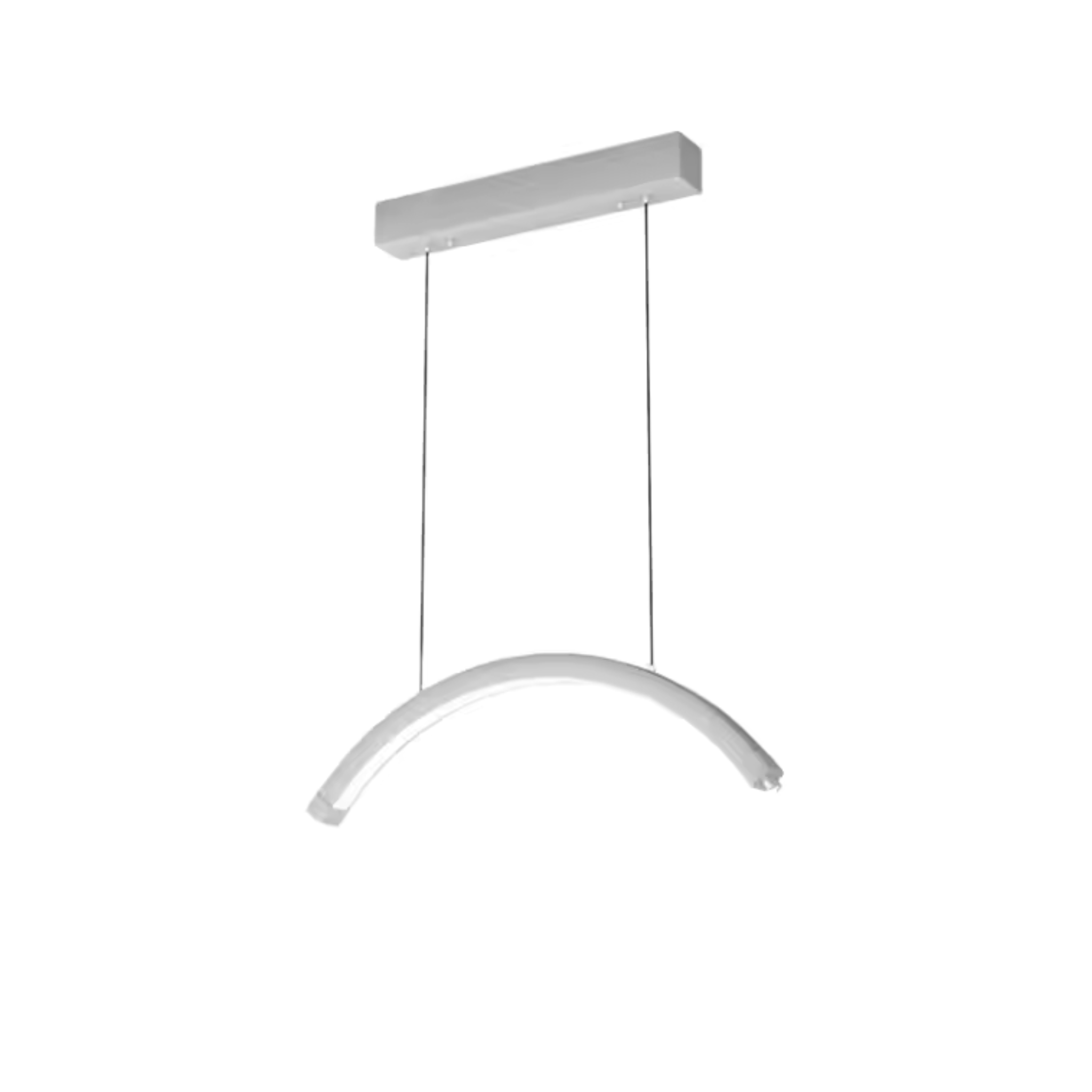 Karma 28-inch white LED ceiling-mounted beauty lamp for salon and clinic treatment lighting