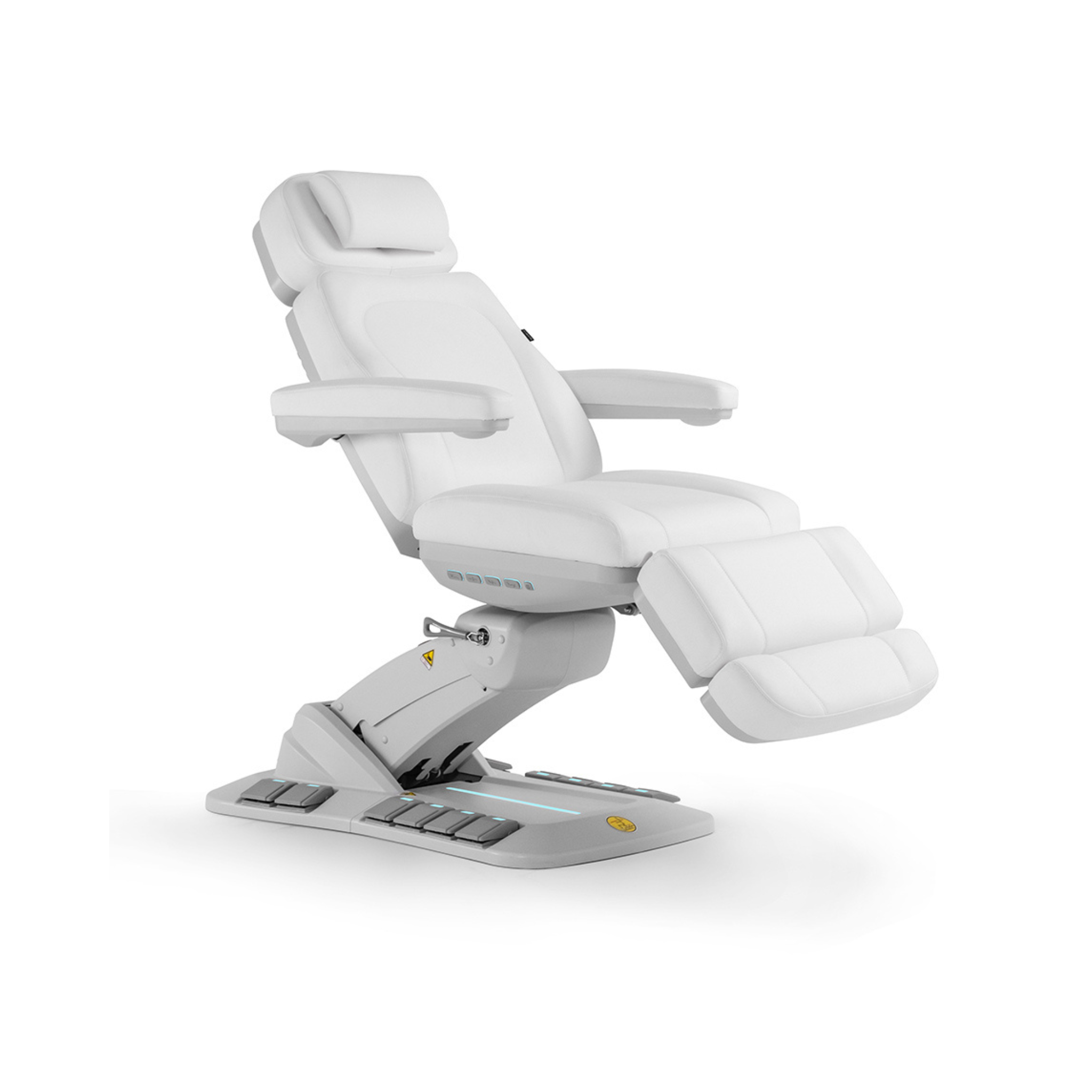 Karma Queenstown full electric beauty bed in white, motorised salon treatment table