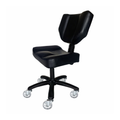  Karma Stanley adjustable salon stool with backrest for therapists and barbers